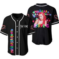 Karol G La Bichota Baseball Jersey, Manana Sera Bonito Jersey, Karol G Red Shirt, New Album Merch Gift
