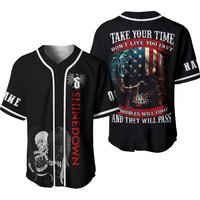 Shine Down Baseball Jersey