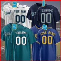 Personalized Seattle Baseball Game Jersey, Seattle Custom Name & Number