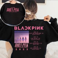 Vintage Black Pink Sweatshirt - Born Pink Album Merch