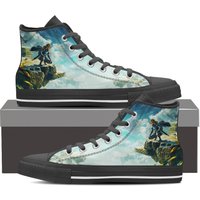 The Legend Of Zelda Shoes, Tears Of The Kingdom Sneakers, High Tops