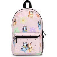 Blueydad And Bingo Pink Flower Backpack