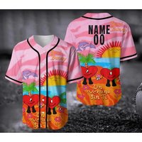 Bad Bunny Baseball Jersey, Puerto Rico Baseball Jersey