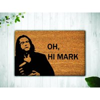Kuttyarts Oh, Hi Mark Tommy Wiseau Doormat - Funny Doormat