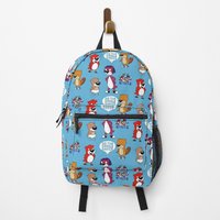 Jelly, Peanut, Butter, Munchy Otter Art Combo Pack Backpack