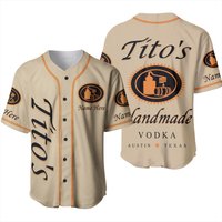 Custom Name Titos Vodka Baseball Jersey