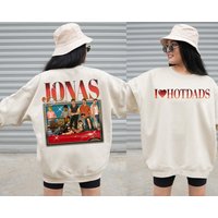 Jonas Brothers Double Sided Sweatshirt, Jonas Brothers Tour Sweatshirt