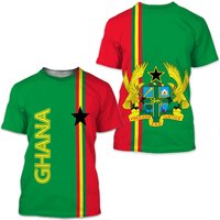 Ghana Flag Hip Hop T Shirt Men Women 3d Shirt