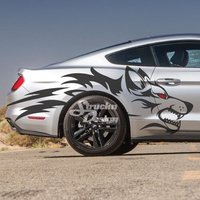 Mustang Wolf Coyote Ranger Tattoo Truck Bed Decal