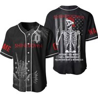 Shine Down Baseball Jersey Shirt
