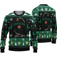 Personalized Sweety Jameson Whiskey Christmas Ugly Sweater