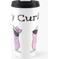 Stay Curious! With The Amoeba Sisters Travel Coffee Mug