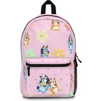 Blueydad And Bingo: Light Pink Flower Backpack