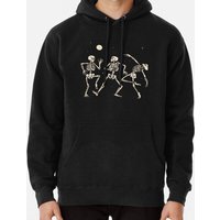 Vibing Dancing Skeletons Hoodies