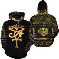 Ancient Treasures Ancient Egypt Eye Of Ra 3d Hoodie