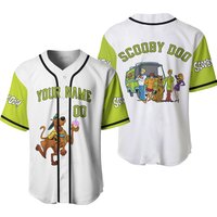 Scooby Doo Baseball Jersey Shirt, Custom Scooby Doo Jersey