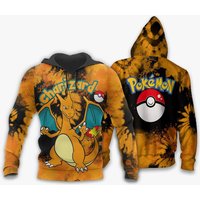 Cha-rizard Anime 3d Hoodie, Anime Cartoon Hoodie