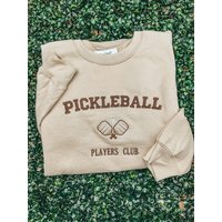 Custom Pickleball Sweatshirt, Embroidered Sweatshirt