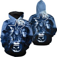 Cowboys Horror Night 3d Full Printed Hoodie
