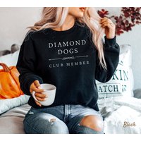 Diamond Dogs Tshirt - Unisex Super Soft Crewneck Tshirt