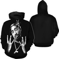 2pac Rapper 3d Hoodie