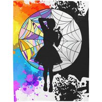 Wednesday Addams Velveteen Plush Blanket
