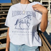 Riders Of Rohan Equestrian Club Shirt | Lotr Fantasy Merch Aragorn