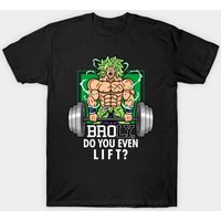 Brolifting Super Saiyan Gym Lifting Broly Anime Workout - Anime And Manga - T-shirt