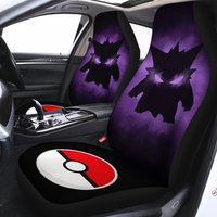 Gengar Car Seat Covers Set | Gengar And Pokeball Car Accessories