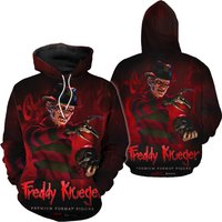 Freddy Krueger Nightmare On Elm Street 3d Hoodie