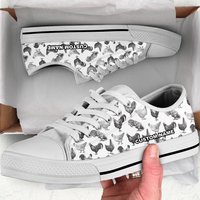 Personalized Chicken Women's Low Top Sneakers