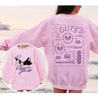Olivia Rodrigo Guts Track List T-shirt For Fans