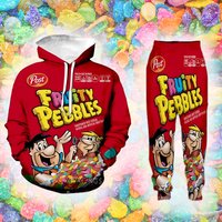 Candy Halloween Costume 3d Hoodie, Fruity Pebbles Candy Cosplay 3d Jogger