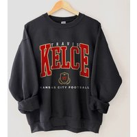 Travis Kelce Unisex Football Crewneck, Travis Kelce Sweatshirt