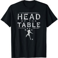Wrestling Entertainment Roman Reigns Head Of The Table Distressed Text Logo T-shirt
