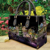 Funny Character Christmas Leather Bag