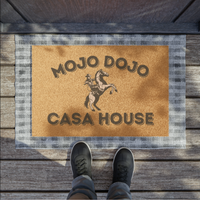 Mojo Dojo Casa House Doormat, Barbie Doormat, Welcome Mat, Barbie Decor Pagan Coir Doormat