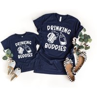 Drinking Buddies Matching Shirt, Father's Day Shirt, Funny Dad Shirt