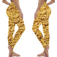 Seamless Ramen Noodle Pattern Leggings