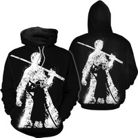 3d Printed One Piece Japanese Anime Hoodie