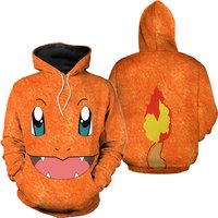 Charmander Cosplay All Over Print Hoodie 3d Hoodie