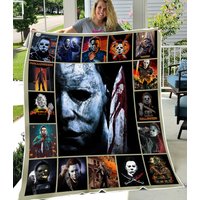 Michael Myers Halloween Horror Movie Fleece Blanket