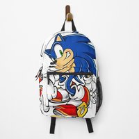 Blue Hedgehog Fast Run Style Backpack