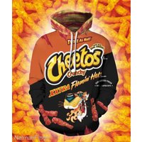 Snack Cheetos Xtra Flamin Hot Group Halloween Shirt, Candy Group Costumes 3d Hoodie