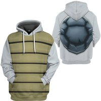 Dry Bones Mario All Over Print 3d Hoodie, Mario Dry Cosplay Matching Hoodie