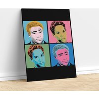 Troy And Abed Warhol Canvas