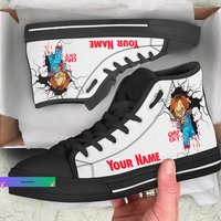 Halloween Chucky Doll Shoes, Chucky Horror Movies Sneaker