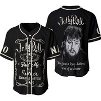 Jelly Roll Baseball Jersey, Jelly Roll Jersey Personalized Shirt