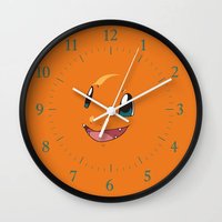 Charmander Inspired Wall Clock, Pkm Inspired Wall Clock, Pkm Gift