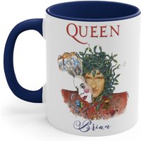 Highly Strung Quality Blue Accent Mug